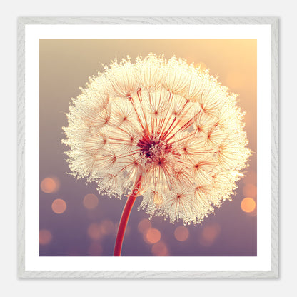 Golden Wish - Art print in white frame
