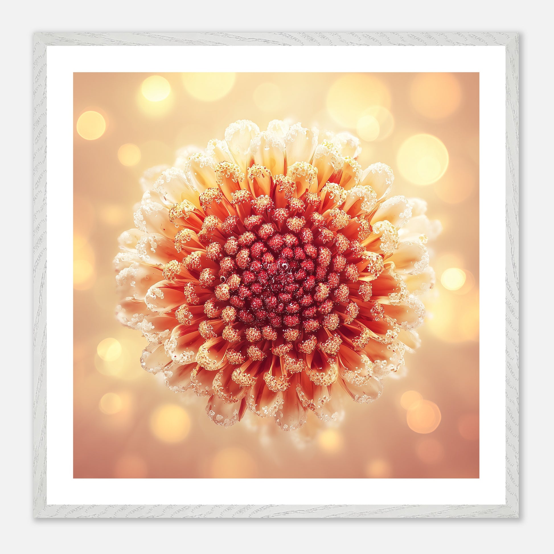 The Crown - Art print in white frame