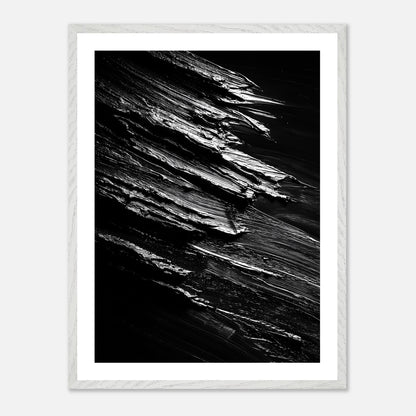 Subterranean Flow - Art print in white frame