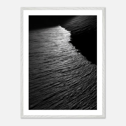 Lightfall Zone - Art print in white frame