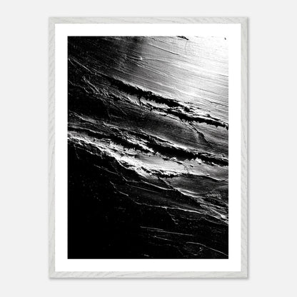 Genesis Ground - Art print in white frame