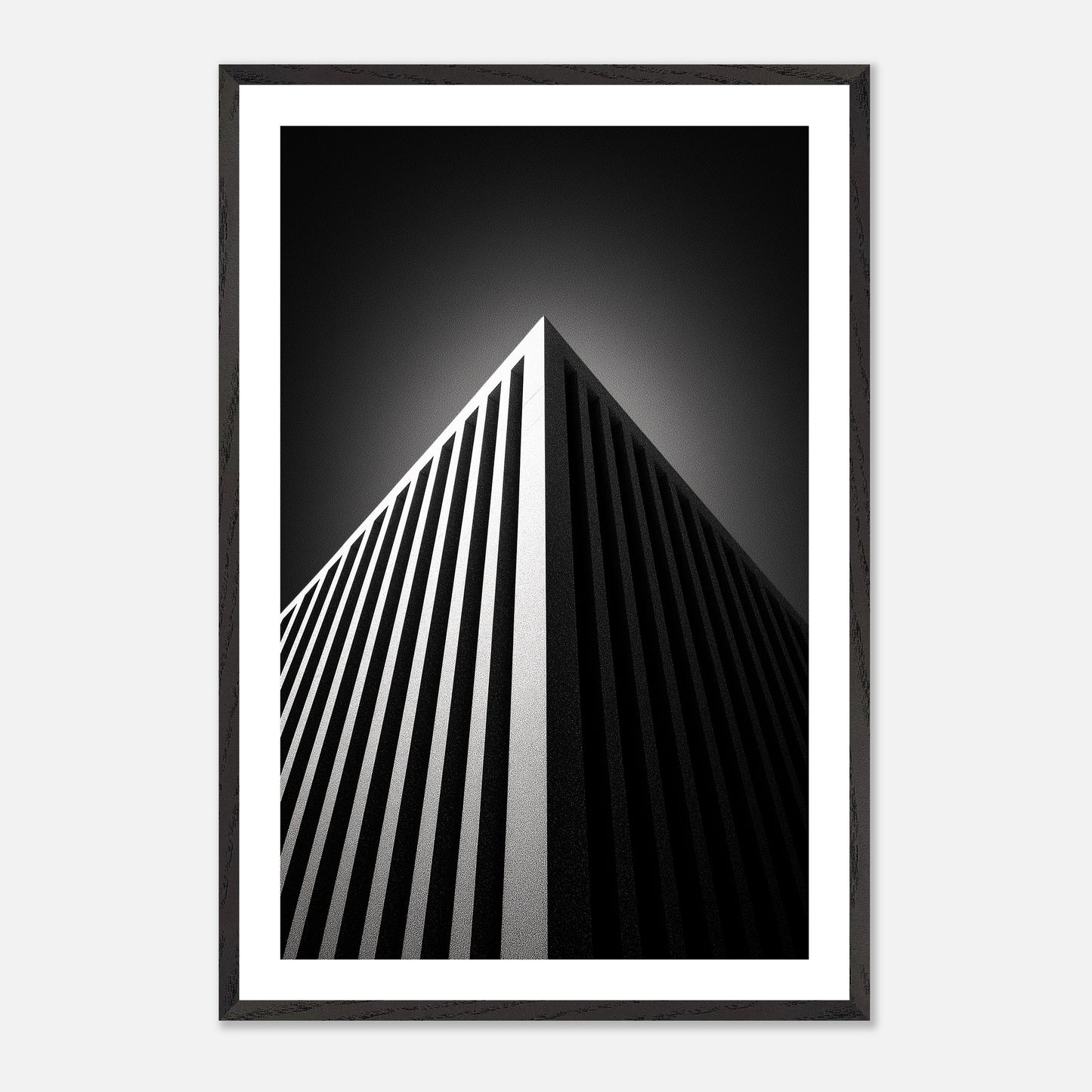 Facade Pattern - Art print in black frame