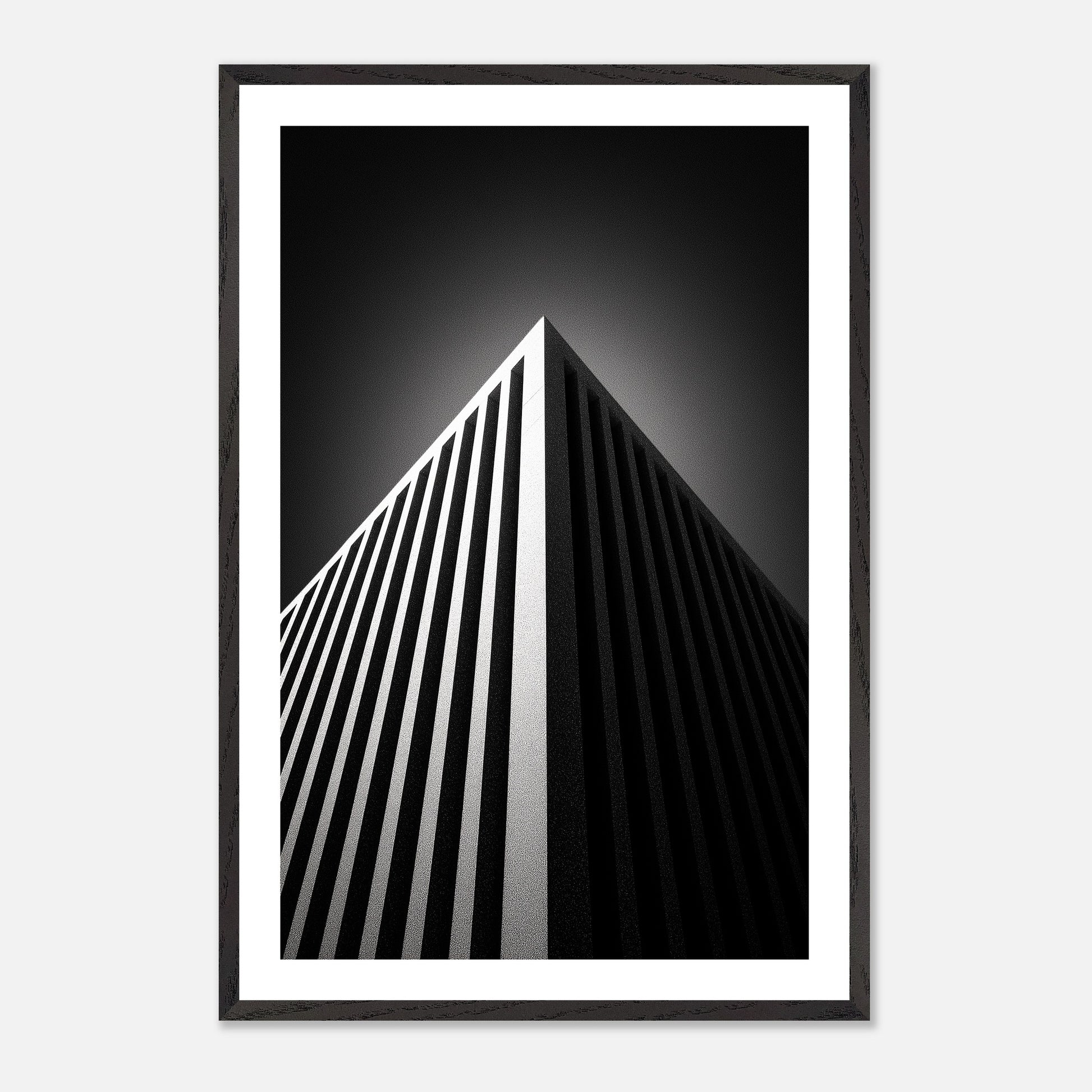 Facade Pattern - Art print in black frame