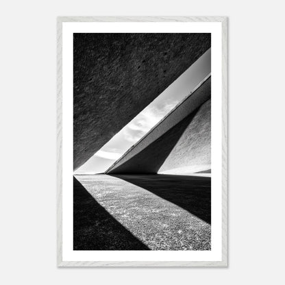 Portal Slit - Art print in white frame