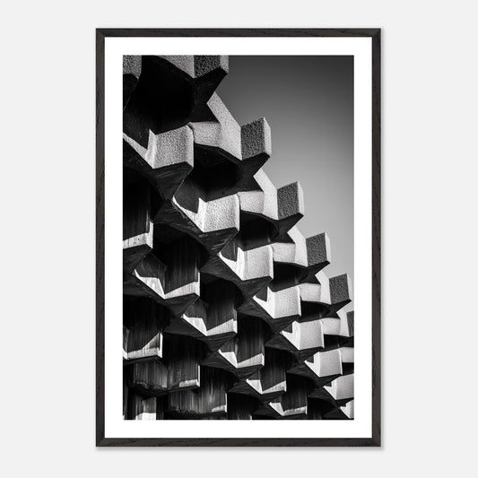 Apex Stack - Art print in black frame