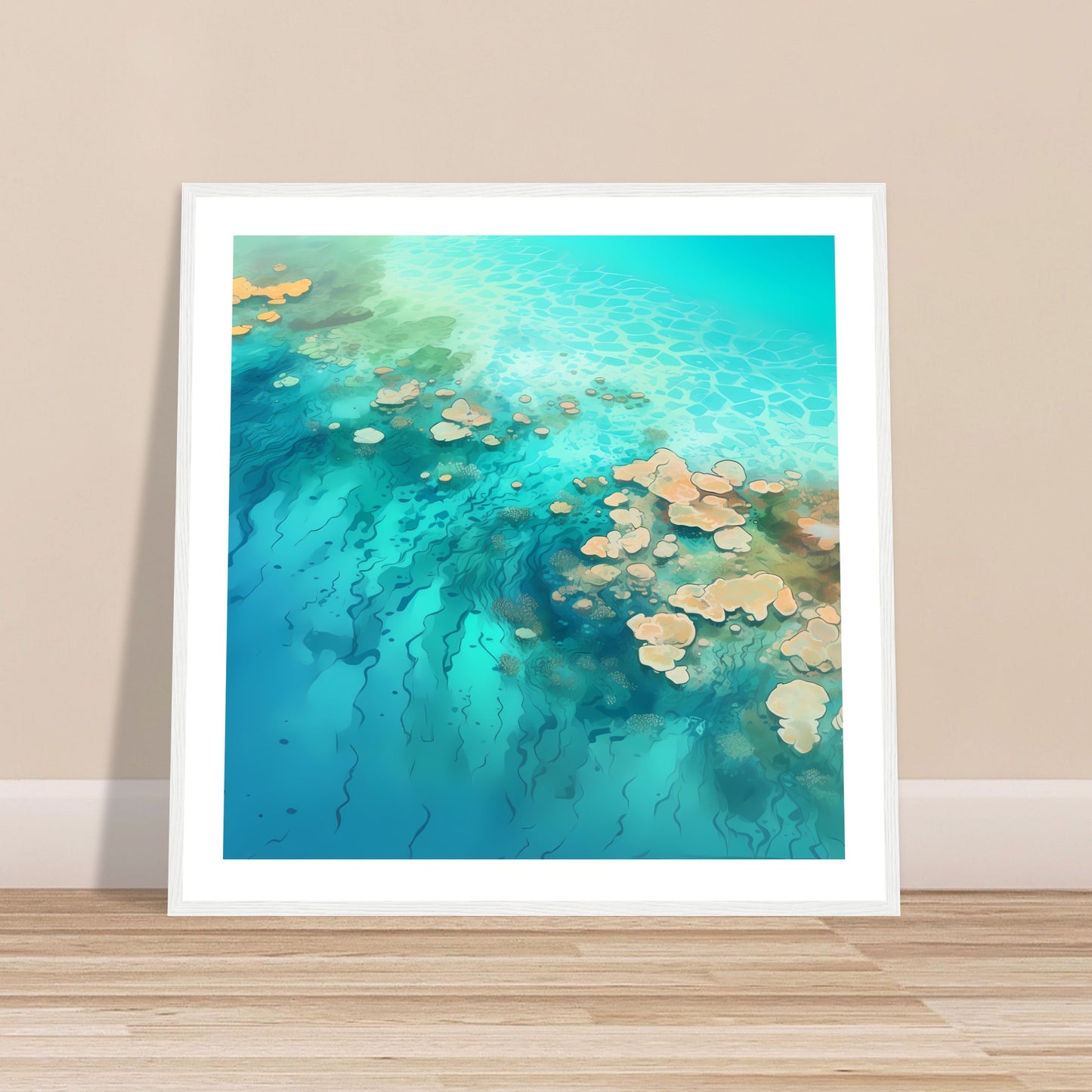 Aqua Archipelago 3 - Coral Reef Magic - Wall Art