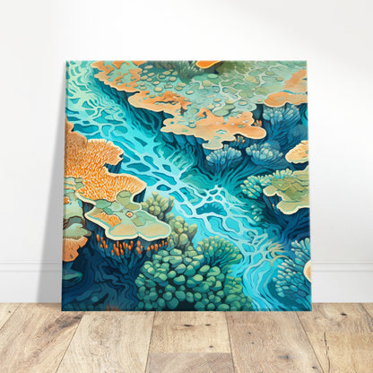 Coral Cascade - Coral Reef Magic - Wall Art