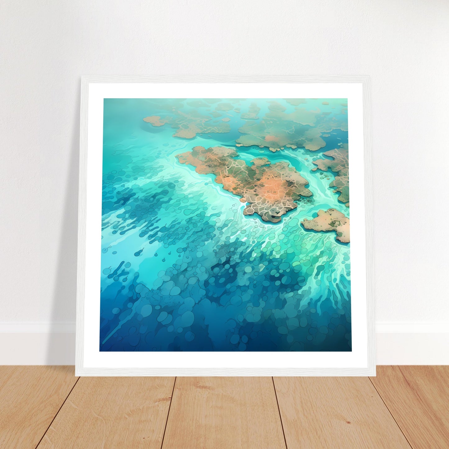 Aqua Archipelago 1 - Coral Reef Magic - Wall Art