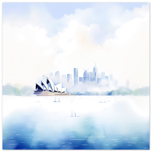Harbour Hues at High Noon - Sydney Dreamscapes - Sydney Wall Art