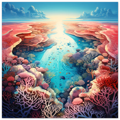 Reef Gateway - Coral Reef Magic - Wall Art