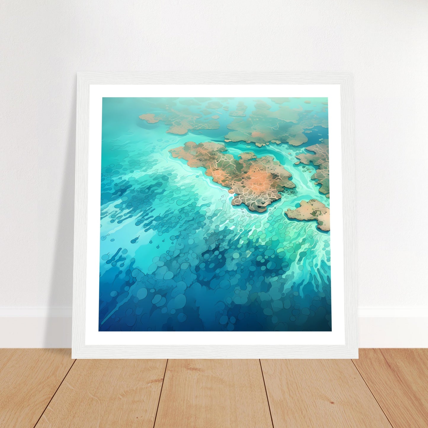 Aqua Archipelago 1 - Coral Reef Magic - Wall Art