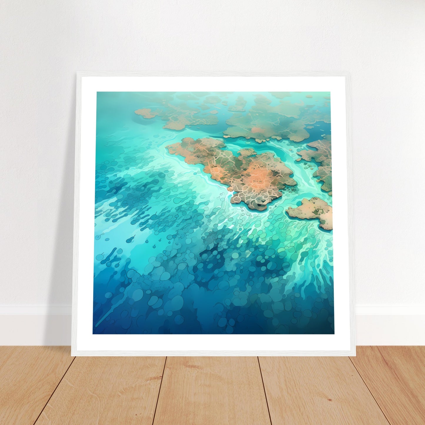 Aqua Archipelago 1 - Coral Reef Magic - Wall Art
