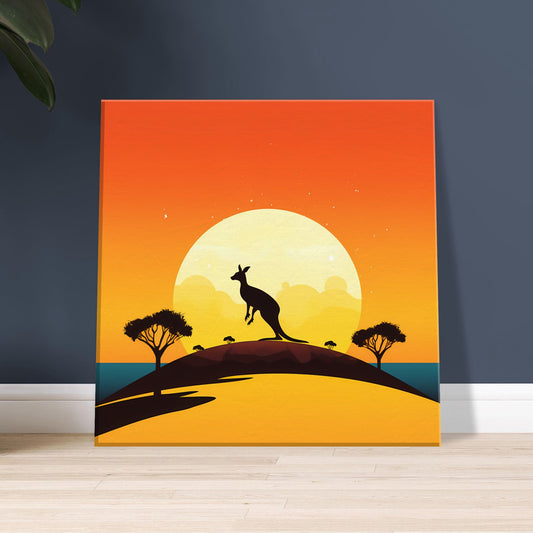 Outback Leap - Down Under Remixed Series - Wall Art