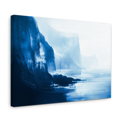 Blue Silence - Gallery wall set with canvas prints