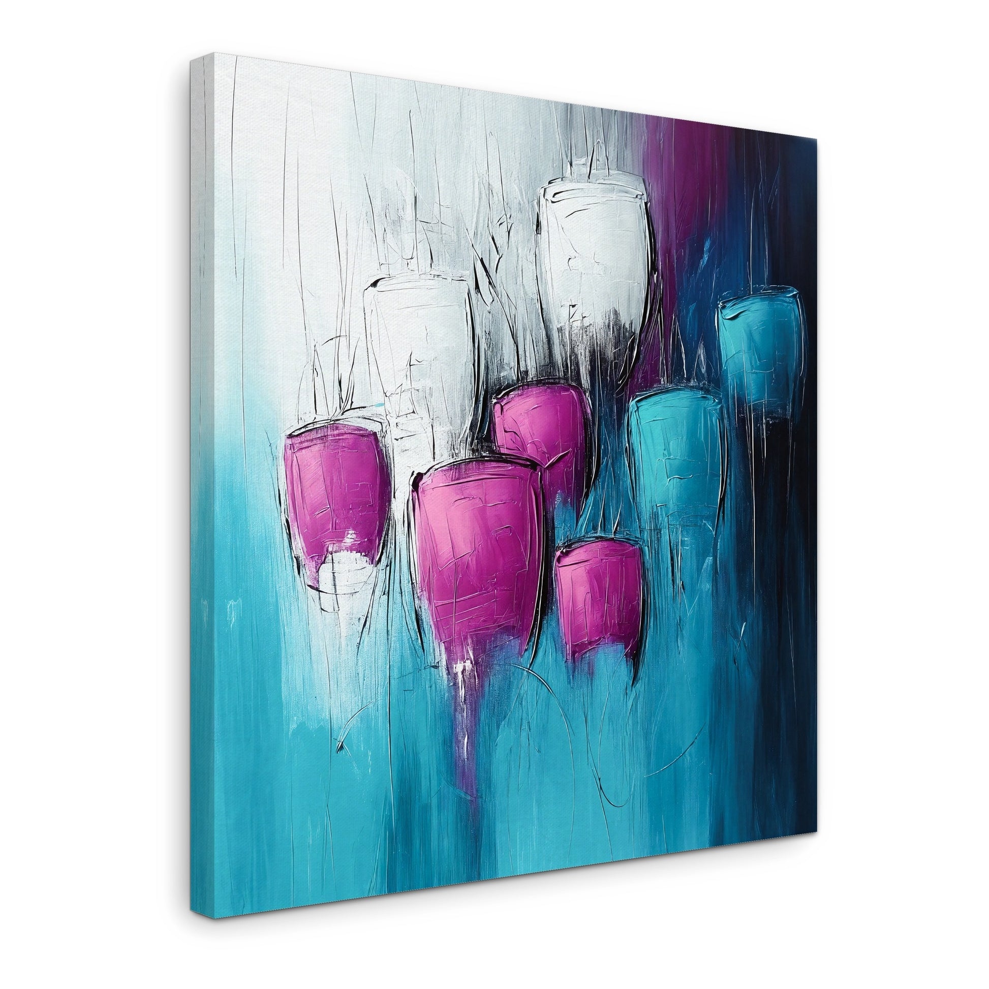 The Imperfect Bloom - Gallery wall set with canvas prints