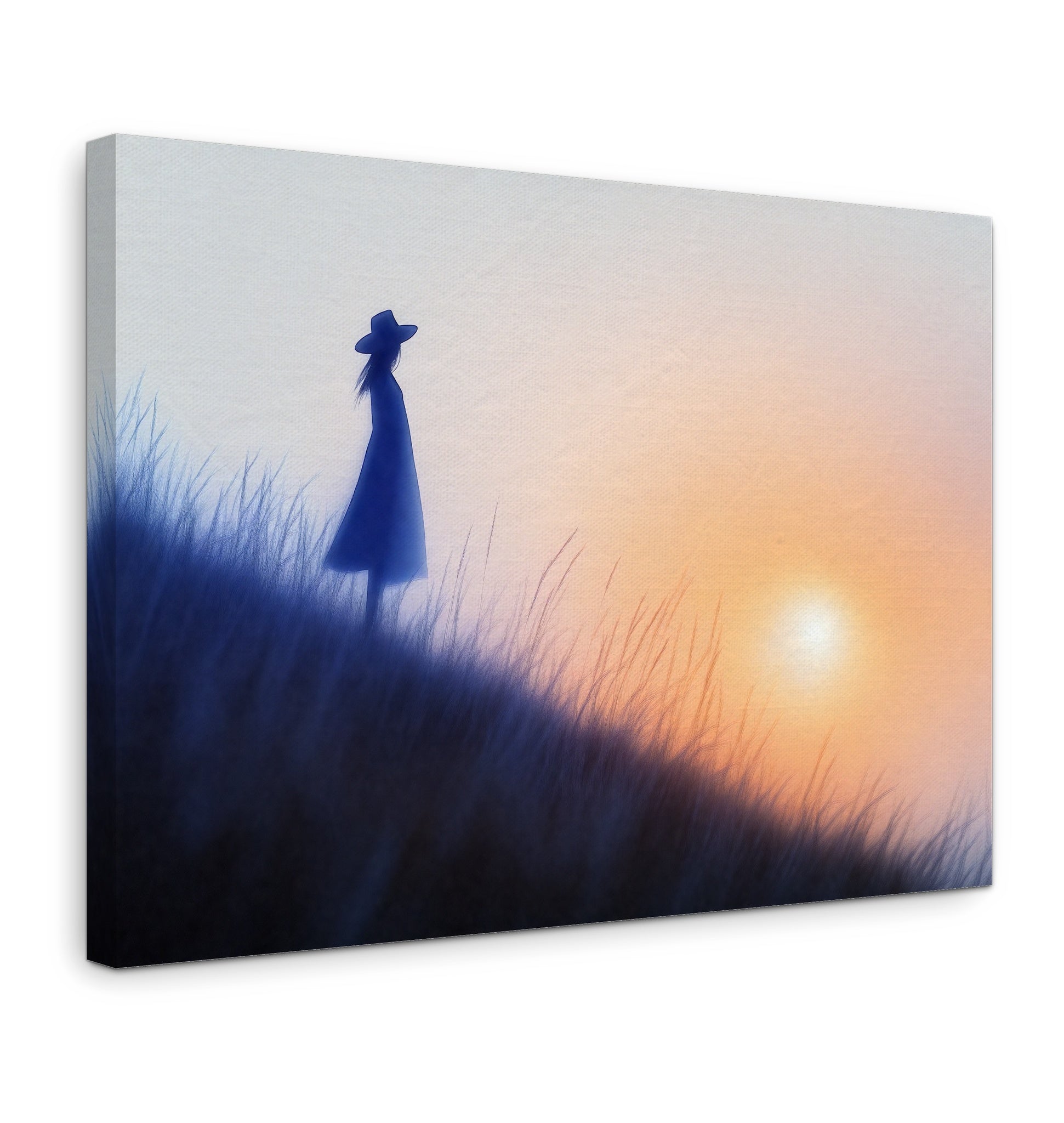 Soft Contours - Gallery wall set with canvas prints