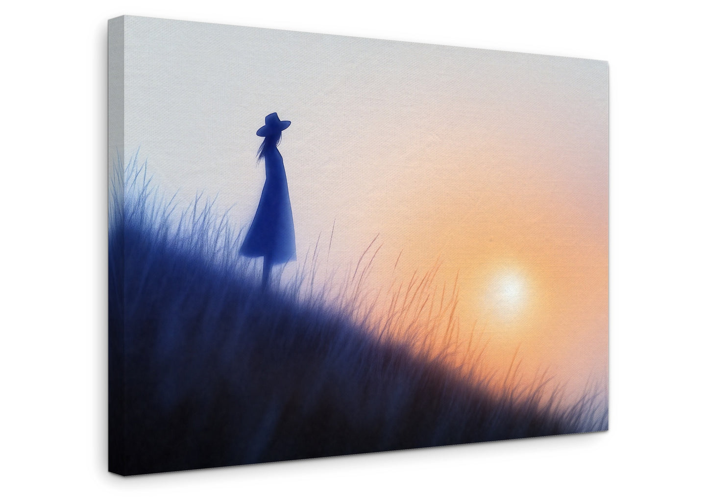 Soft Contours - Gallery wall set with canvas prints
