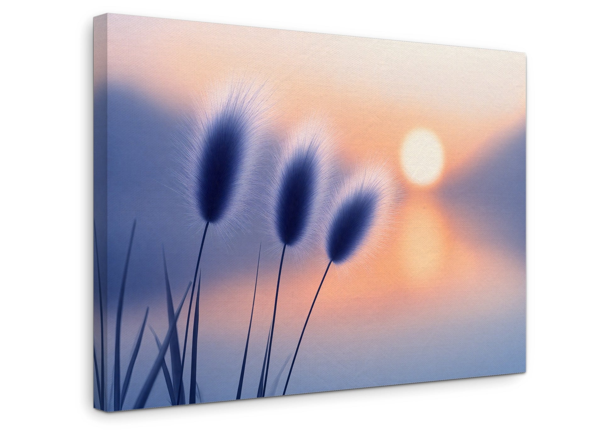 Soft Contours - Gallery wall set with canvas prints