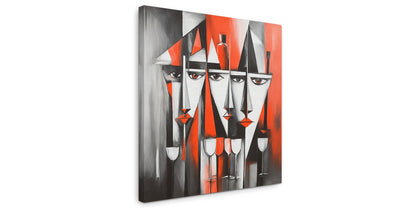Konstrukt - Gallery wall set with canvas prints
