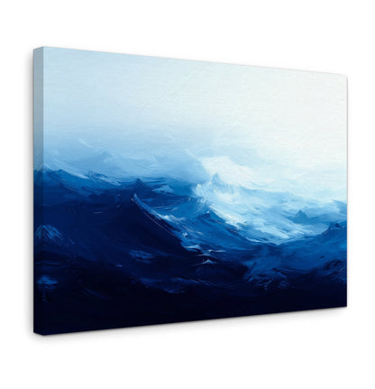 Blue Silence - Gallery wall set with canvas prints