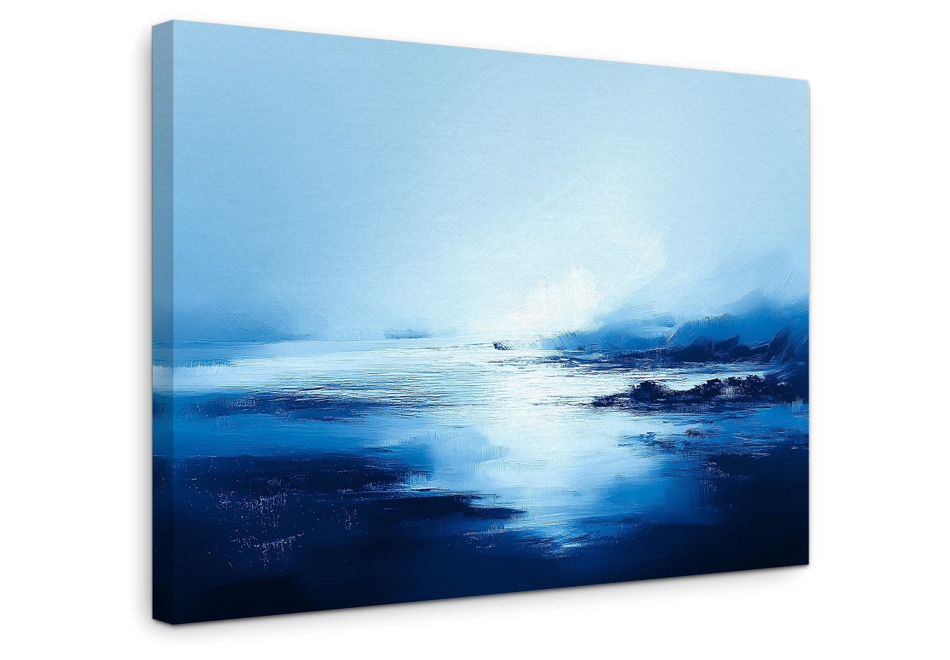Blue Silence - Gallery wall set with canvas prints