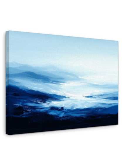 Blue Silence - Gallery wall set with canvas prints