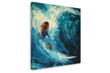 Brushed by the Blue - Gallery wall set with canvas prints