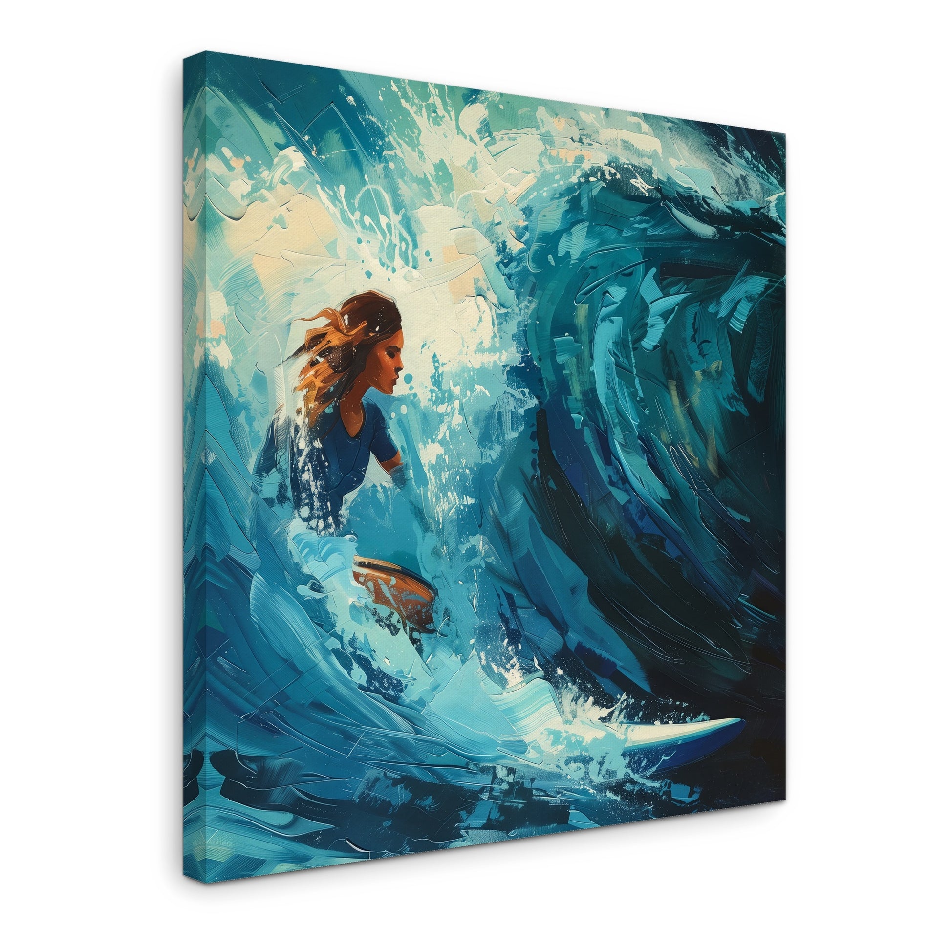 Brushed by the Blue - Gallery wall set with canvas prints