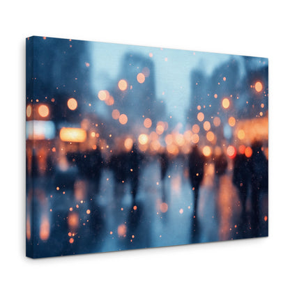 Winter Blur - Gallery wall set with canvas prints