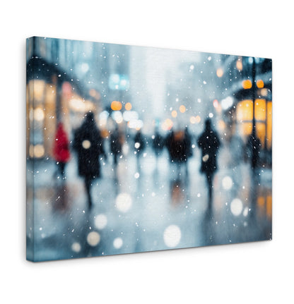 Winter Blur - Gallery wall set with canvas prints