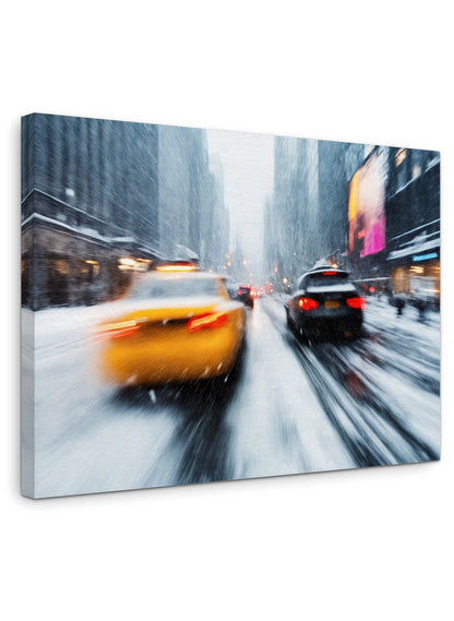 Winter Blur - Gallery wall set with canvas prints
