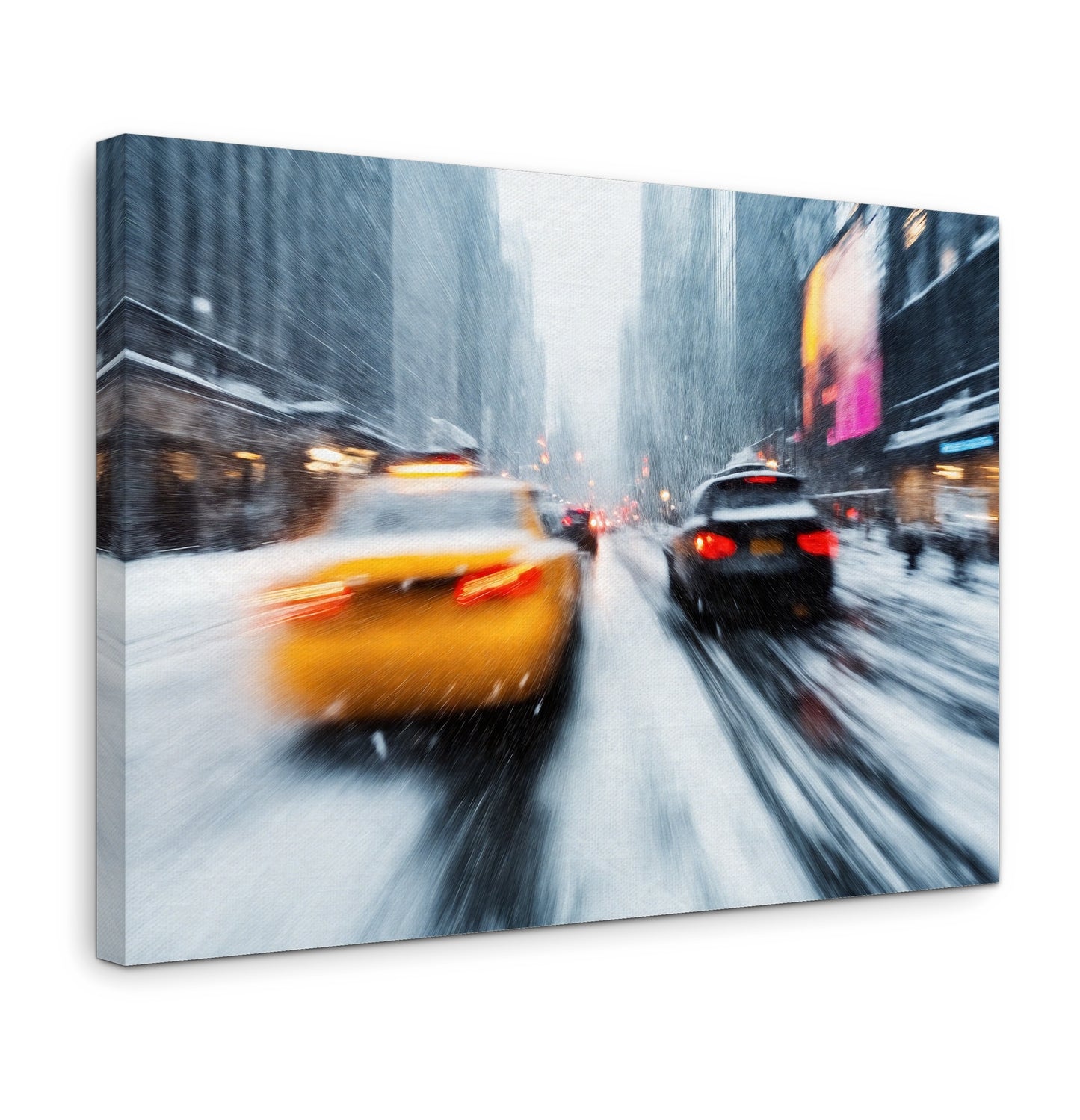 Winter Blur - Gallery wall set with canvas prints