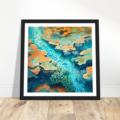 Coral Cascade - Coral Reef Magic - Wall Art