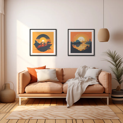 Pool of Gold - Australian Conceptual Wall Art