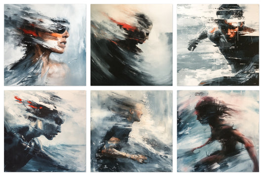 Breaking Through - Gallery wall set with art prints
