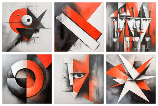 Konstrukt - Gallery wall set with art prints