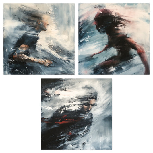 Breaking Through - Gallery wall set with art prints