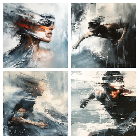 Breaking Through - Gallery wall set with art prints