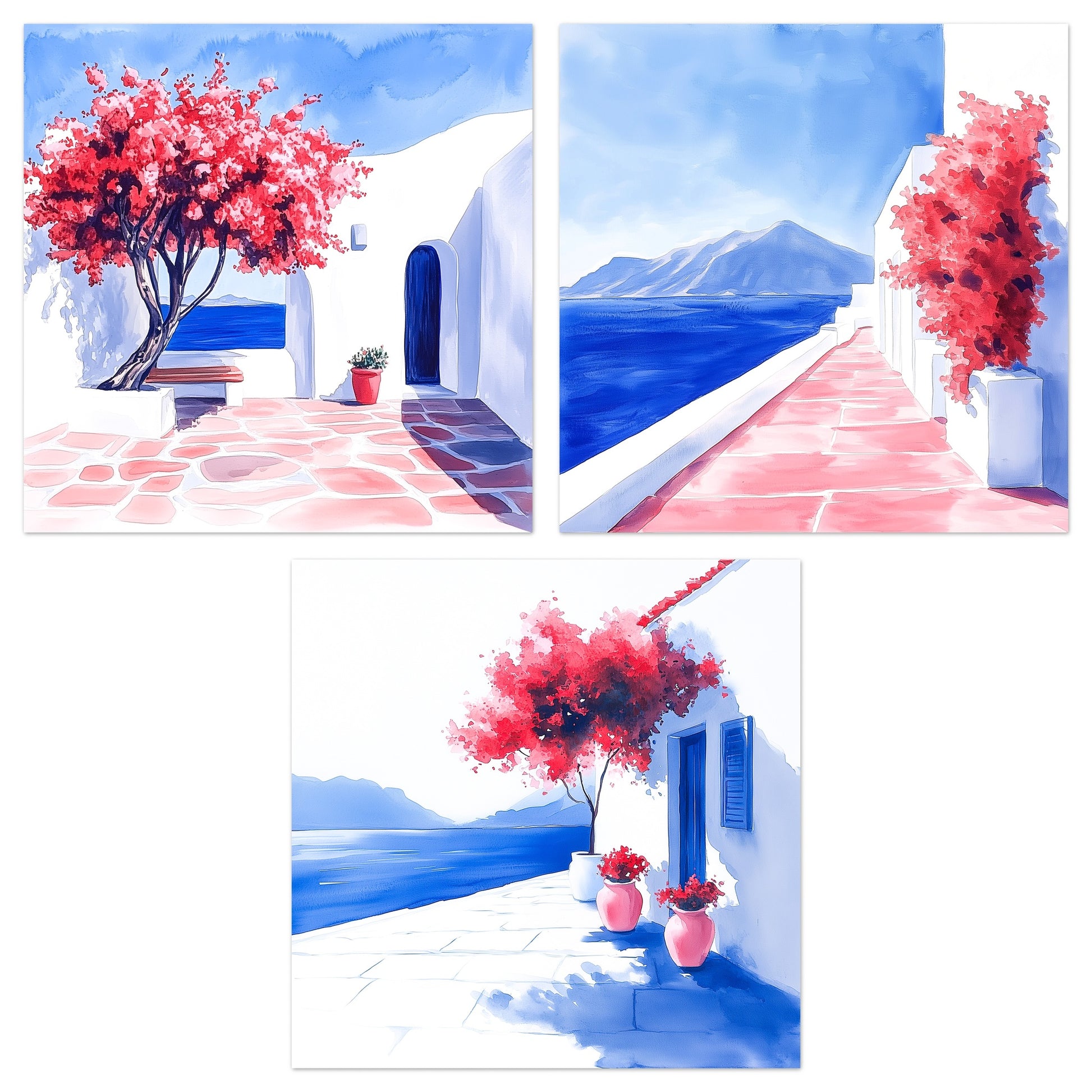 Noon - Gallery wall set with art prints