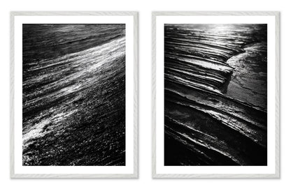 Terra Incognita - Gallery wall set with art prints in white frame