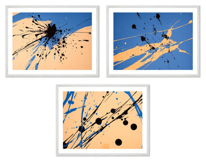 Accidental Logic - Gallery wall set with art prints in white frame