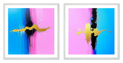 Argument - Gallery wall set with art prints in white frame